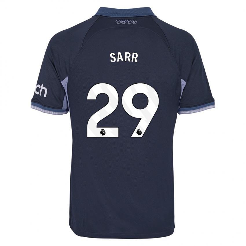 Niño Camiseta Pape Matar Sarr #29 Azul Oscuro 2ª Equipación 2023/24 La Camisa México