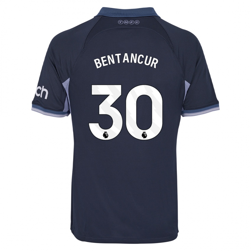 Niño Camiseta Rodrigo Bentancur #30 Azul Oscuro 2ª Equipación 2023/24 La Camisa México