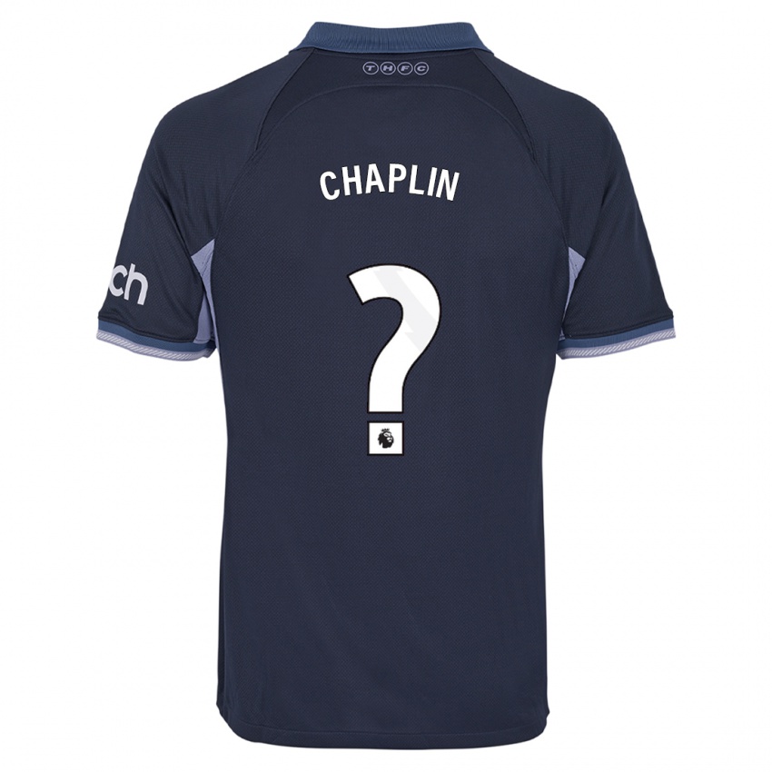 Niño Camiseta Archie Chaplin #0 Azul Oscuro 2ª Equipación 2023/24 La Camisa México