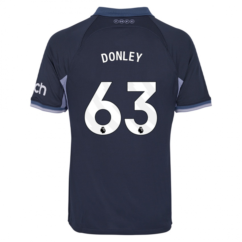 Niño Camiseta Jamie Donley #63 Azul Oscuro 2ª Equipación 2023/24 La Camisa México