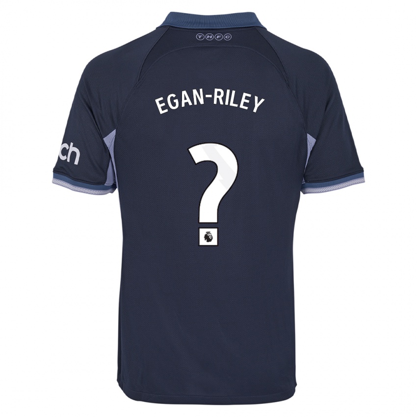 Niño Camiseta Roman Egan-Riley #0 Azul Oscuro 2ª Equipación 2023/24 La Camisa México