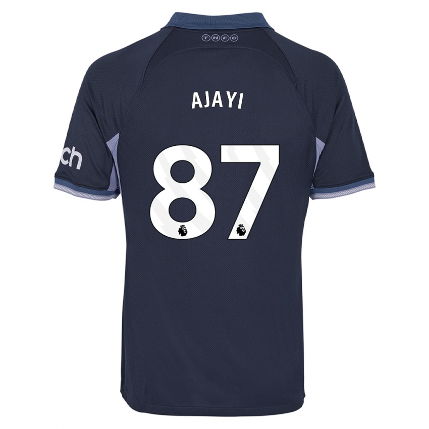 Niño Camiseta Damola Ajayi #87 Azul Oscuro 2ª Equipación 2023/24 La Camisa México