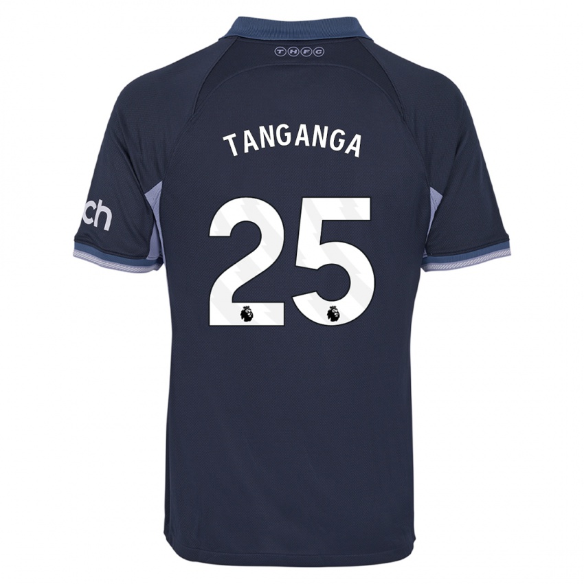 Niño Camiseta Japhet Tanganga #25 Azul Oscuro 2ª Equipación 2023/24 La Camisa México