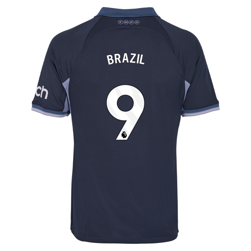 Niño Camiseta Ellie Brazil #9 Azul Oscuro 2ª Equipación 2023/24 La Camisa México