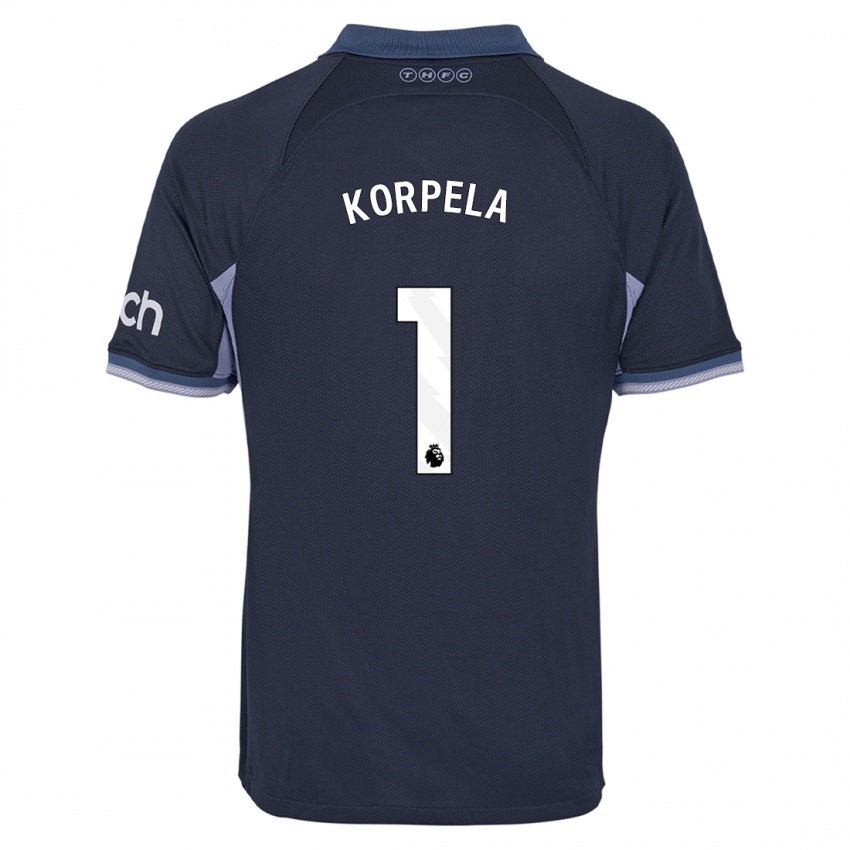 Niño Camiseta Tinja-Riikka Korpela #1 Azul Oscuro 2ª Equipación 2023/24 La Camisa México