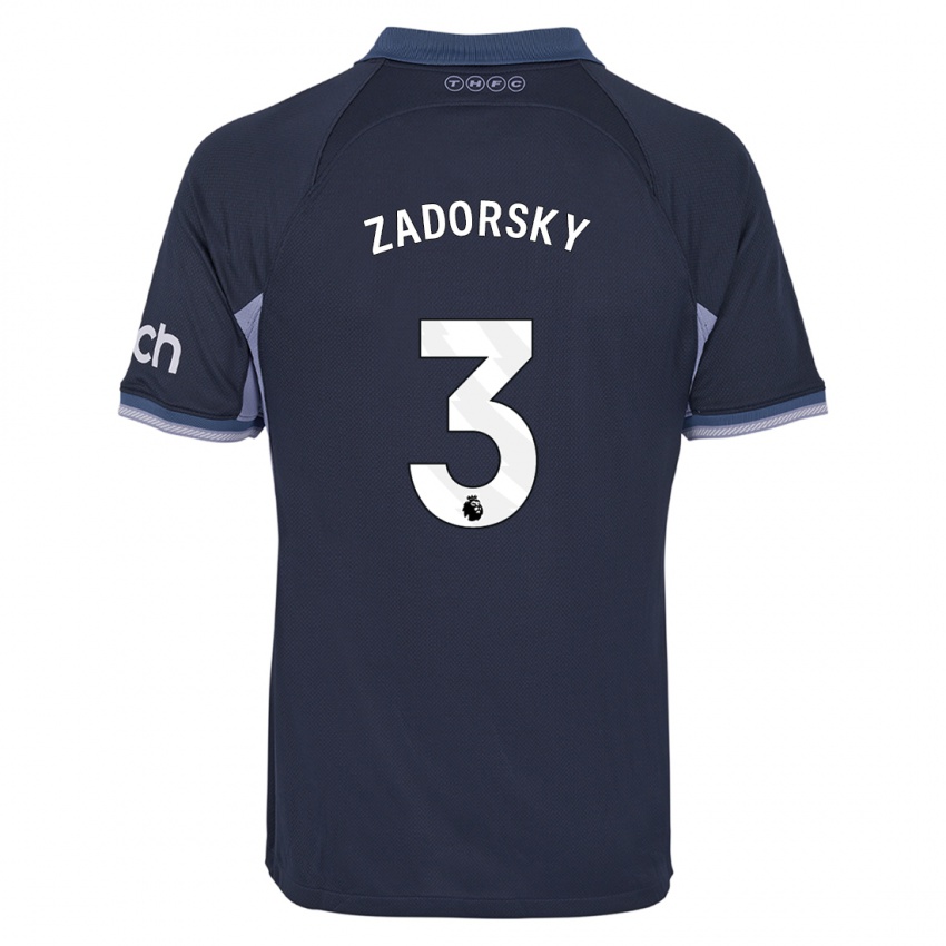 Niño Camiseta Shelina Zadorsky #3 Azul Oscuro 2ª Equipación 2023/24 La Camisa México