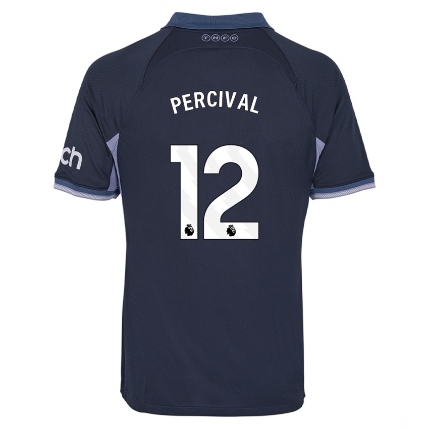 Niño Camiseta Ria Percival #12 Azul Oscuro 2ª Equipación 2023/24 La Camisa México