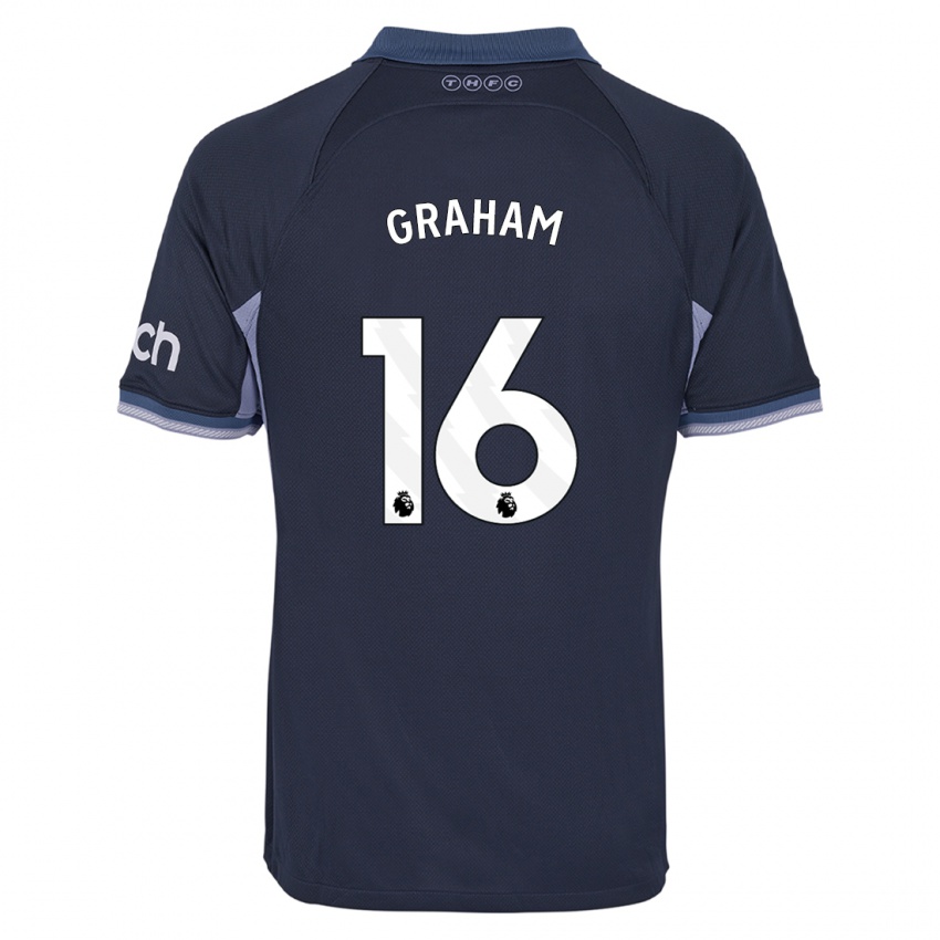 Niño Camiseta Kit Graham #16 Azul Oscuro 2ª Equipación 2023/24 La Camisa México