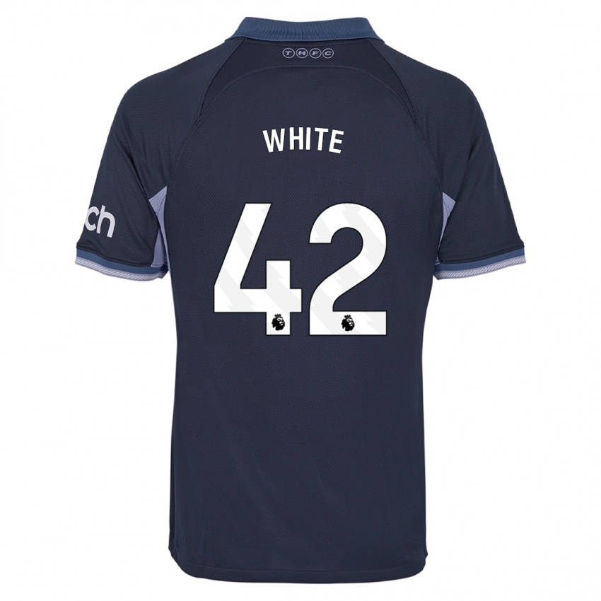 Niño Camiseta Harvey White #42 Azul Oscuro 2ª Equipación 2023/24 La Camisa México