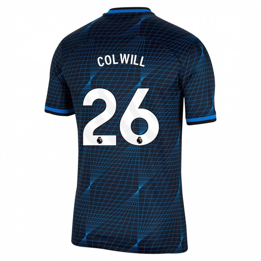 Niño Camiseta Levi Colwill #26 Azul Oscuro 2ª Equipación 2023/24 La Camisa México