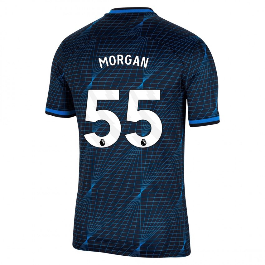 Niño Camiseta Jimmy-Jay Morgan #55 Azul Oscuro 2ª Equipación 2023/24 La Camisa México