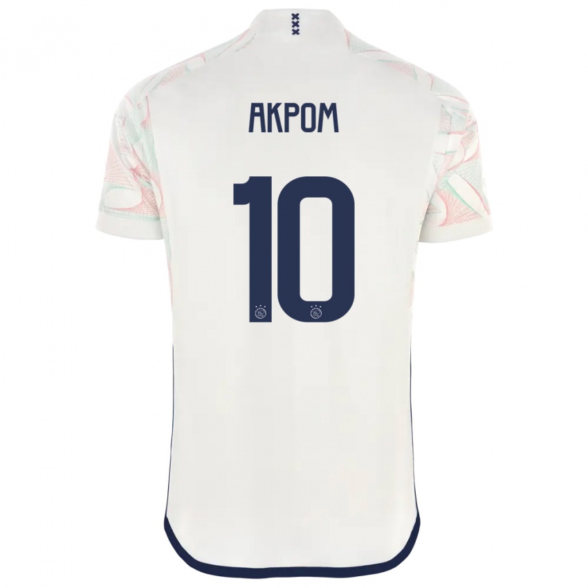 Niño Camiseta Chuba Akpom #10 Blanco 2ª Equipación 2023/24 La Camisa México