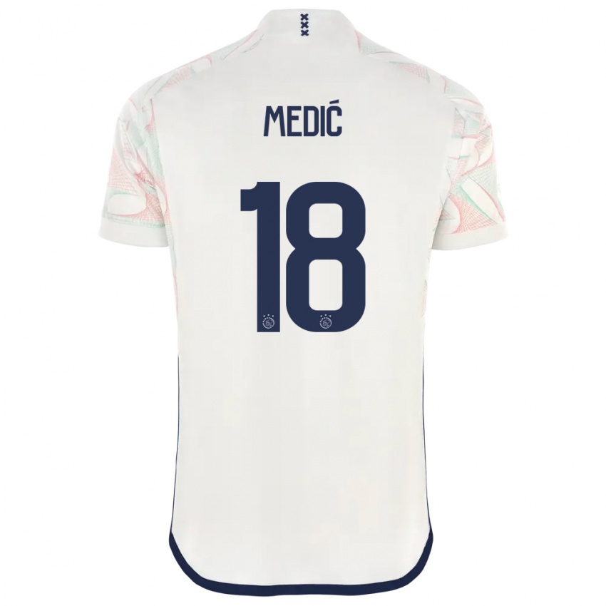 Niño Camiseta Jakov Medic #18 Blanco 2ª Equipación 2023/24 La Camisa México