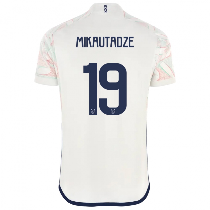 Niño Camiseta Georges Mikautadze #19 Blanco 2ª Equipación 2023/24 La Camisa México