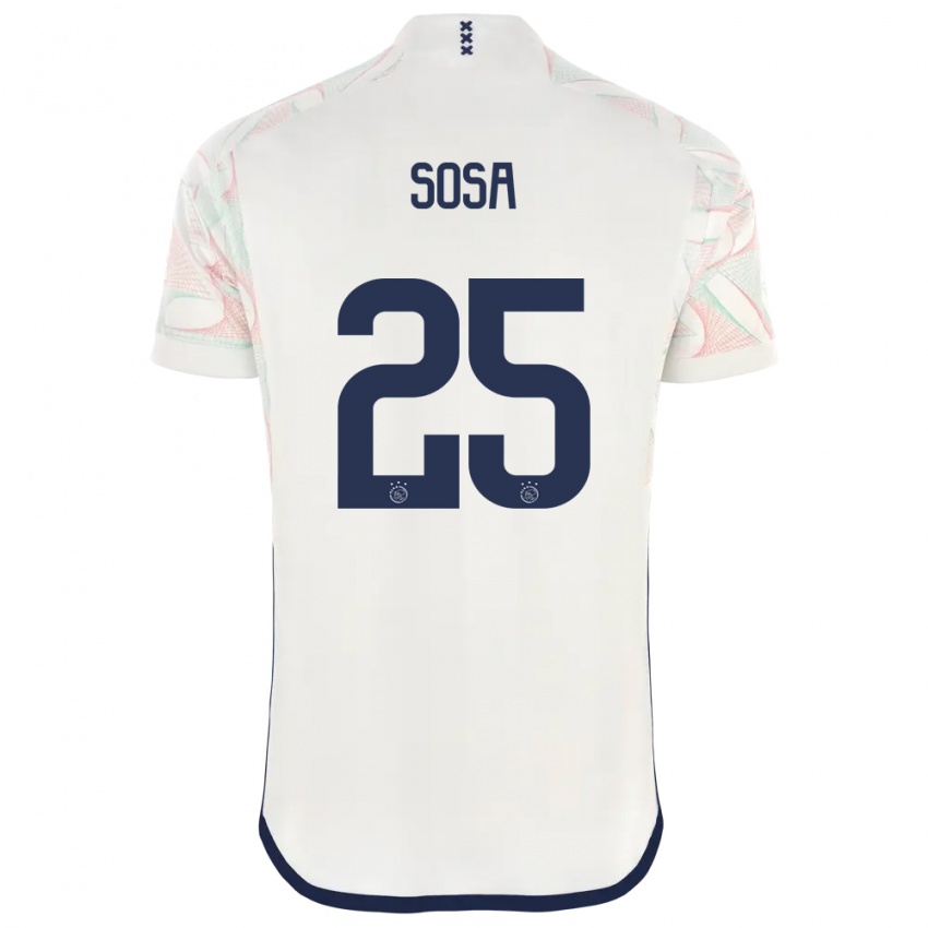 Niño Camiseta Borna Sosa #25 Blanco 2ª Equipación 2023/24 La Camisa México