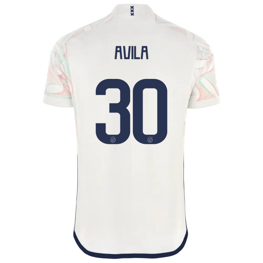 Niño Camiseta Gastón Ávila #30 Blanco 2ª Equipación 2023/24 La Camisa México