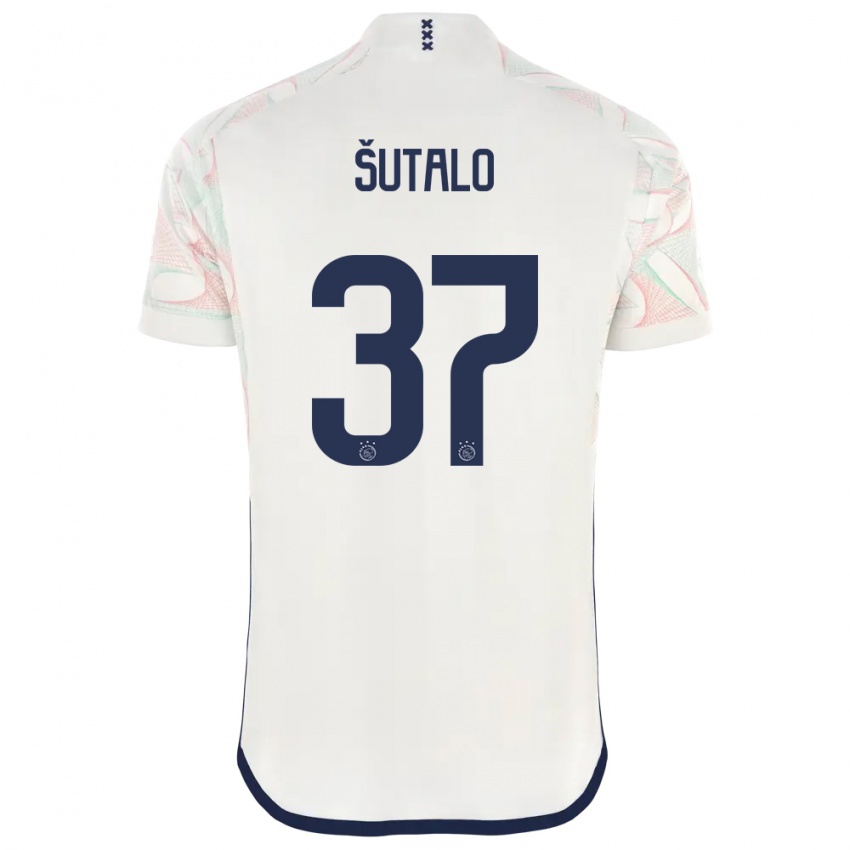 Niño Camiseta Josip Sutalo #37 Blanco 2ª Equipación 2023/24 La Camisa México