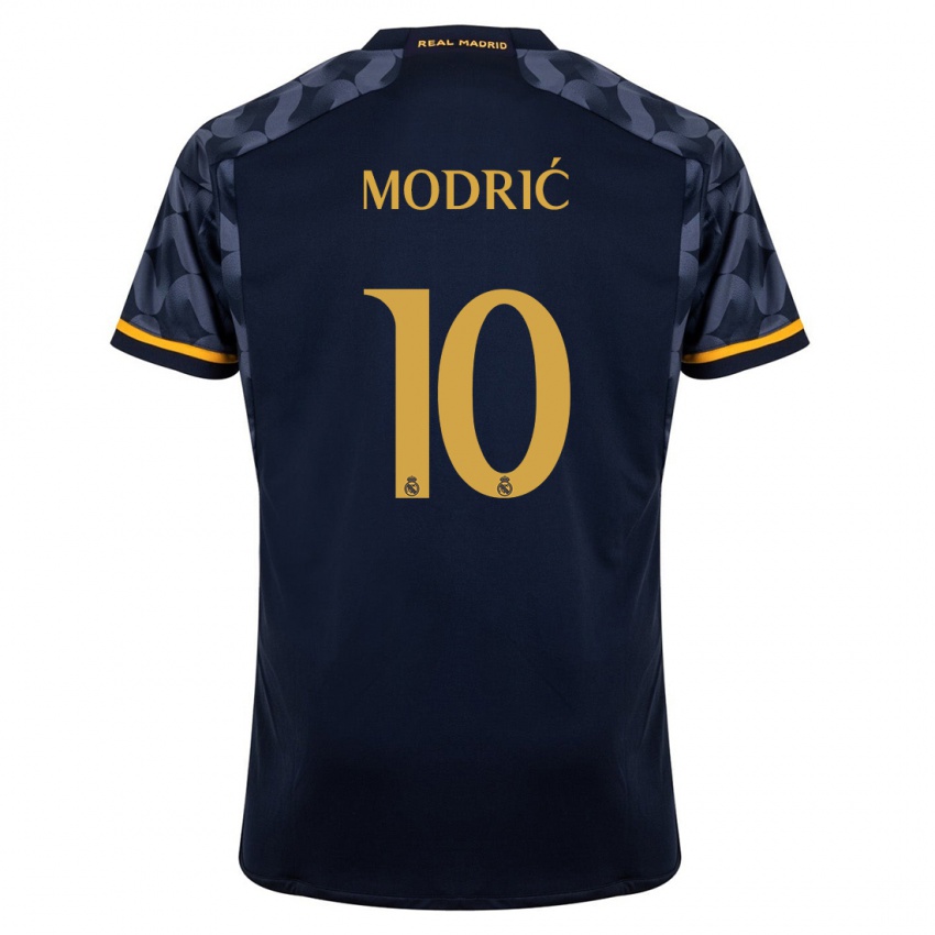 Niño Camiseta Luka Modric #10 Azul Oscuro 2ª Equipación 2023/24 La Camisa México