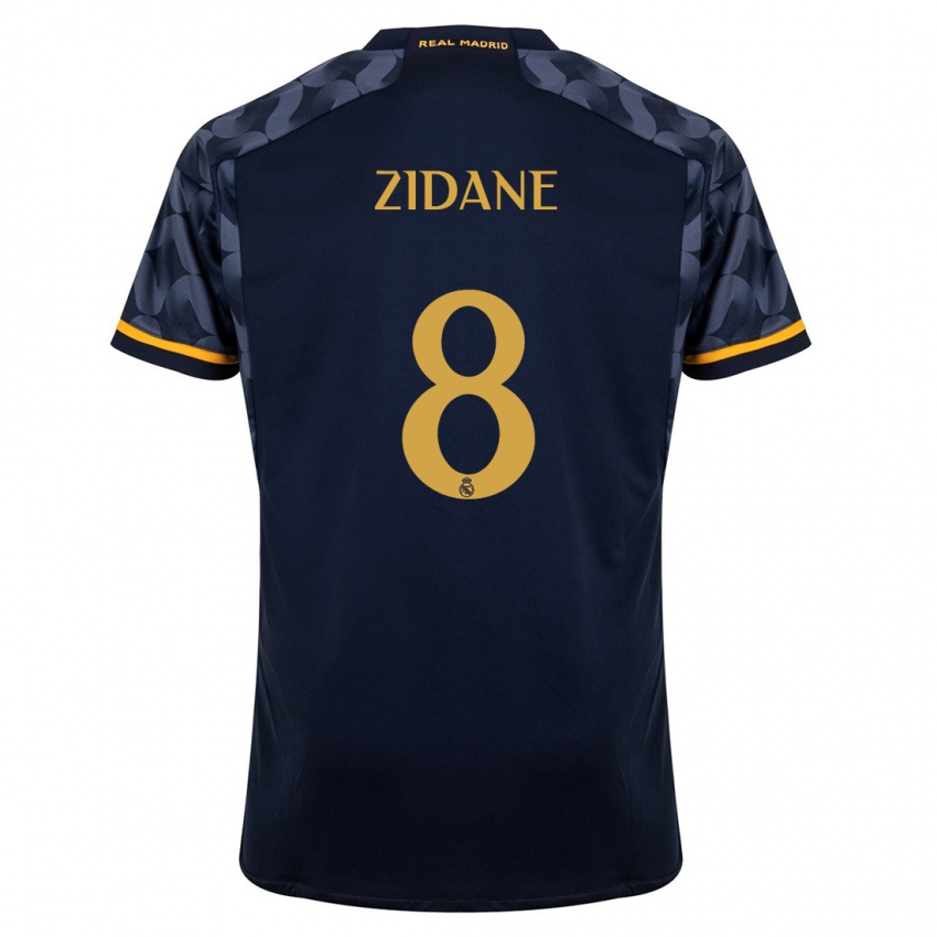 Niño Camiseta Theo Zidane #8 Azul Oscuro 2ª Equipación 2023/24 La Camisa México