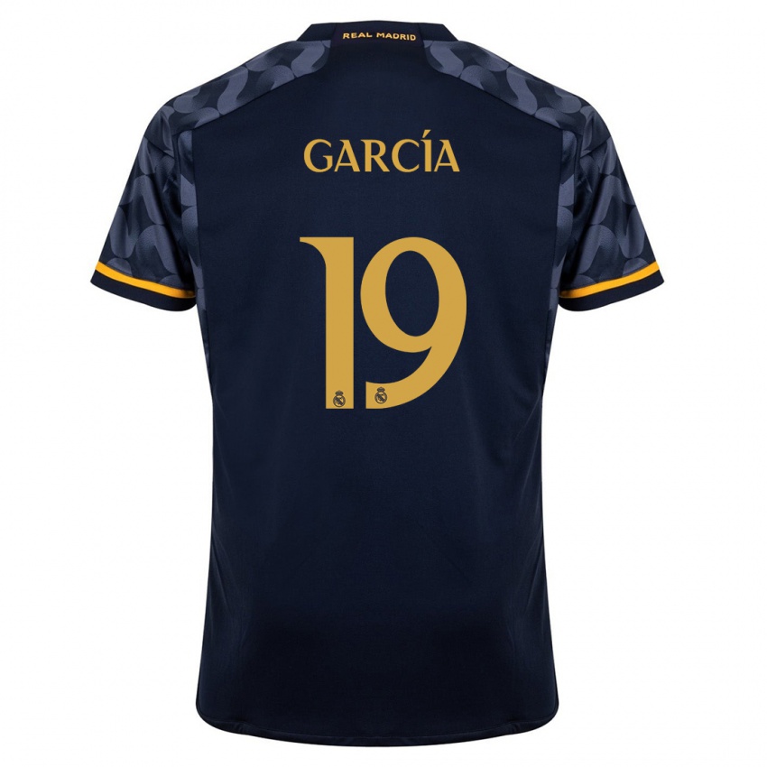 Niño Camiseta Andrés García #19 Azul Oscuro 2ª Equipación 2023/24 La Camisa México