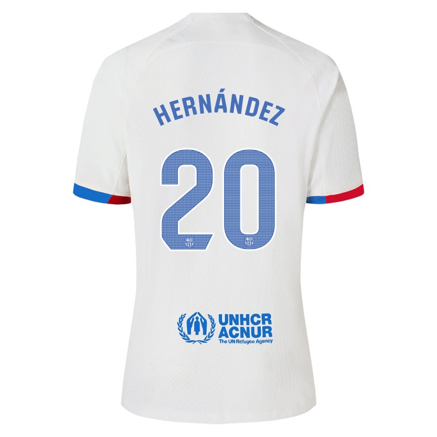 Niño Camiseta Unai Hernández #20 Blanco 2ª Equipación 2023/24 La Camisa México