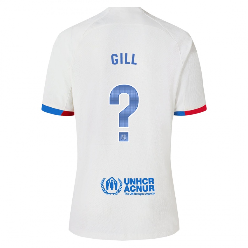 Niño Camiseta Adrian Gill #0 Blanco 2ª Equipación 2023/24 La Camisa México