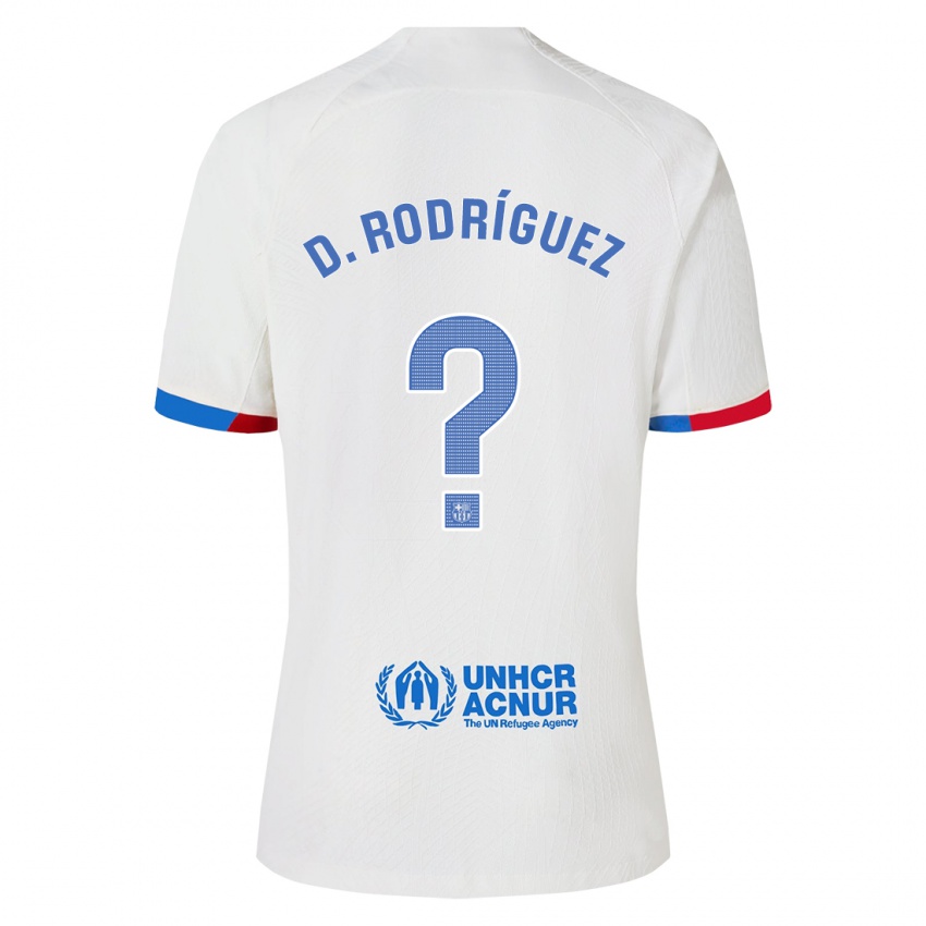 Niño Camiseta Dani Rodríguez #0 Blanco 2ª Equipación 2023/24 La Camisa México