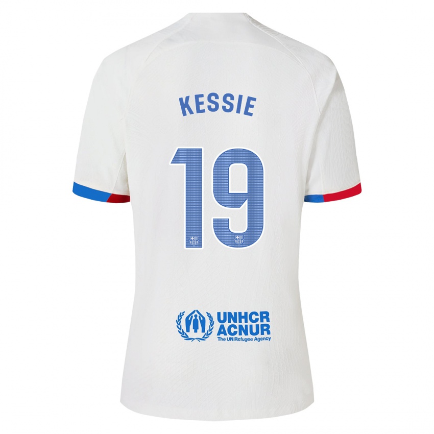 Niño Camiseta Franck Kessie #19 Blanco 2ª Equipación 2023/24 La Camisa México