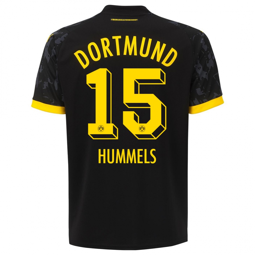 Niño Camiseta Mats Hummels #15 Negro 2ª Equipación 2023/24 La Camisa México