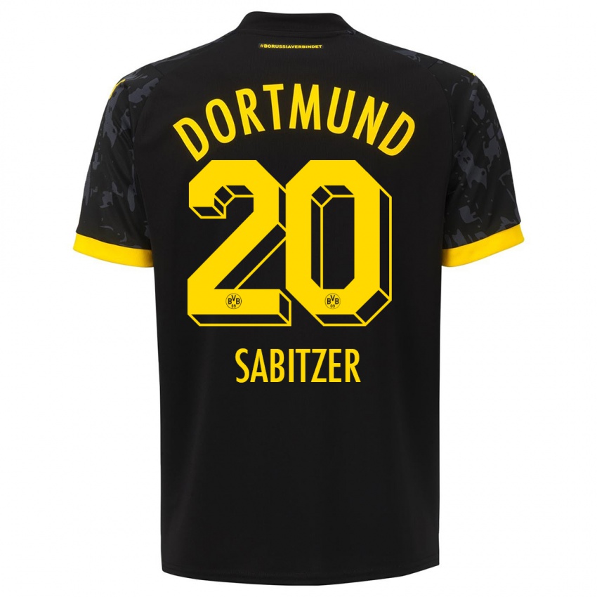 Niño Camiseta Marcel Sabitzer #20 Negro 2ª Equipación 2023/24 La Camisa México