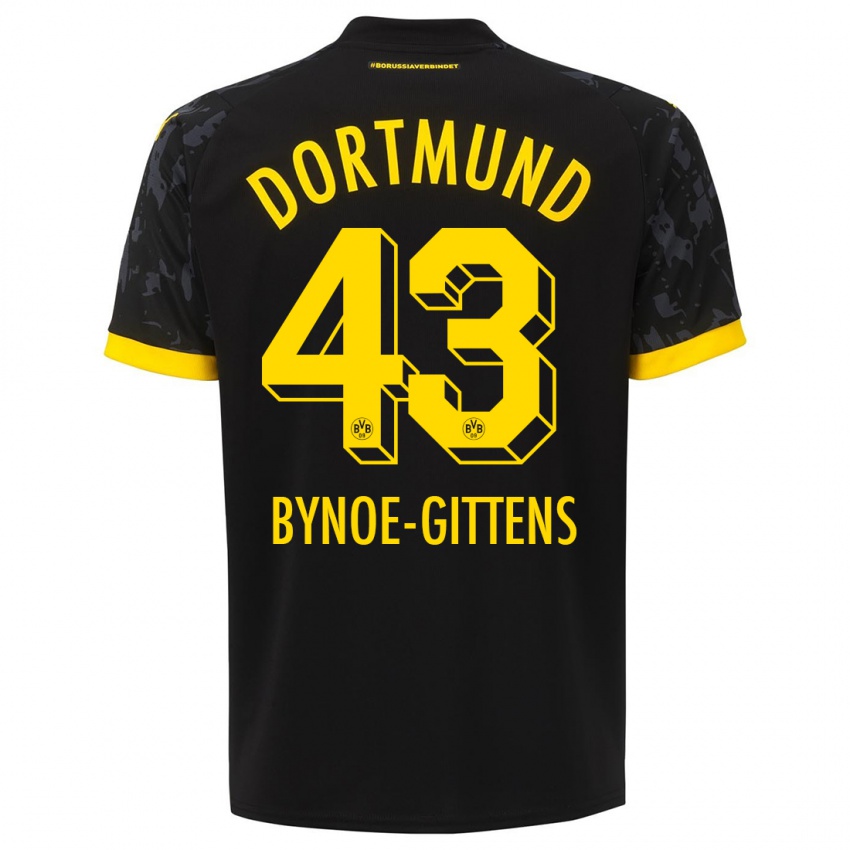 Niño Camiseta Jamie Bynoe-Gittens #43 Negro 2ª Equipación 2023/24 La Camisa México