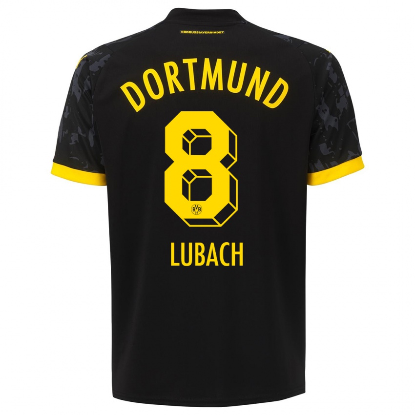 Niño Camiseta Rafael Lubach #8 Negro 2ª Equipación 2023/24 La Camisa México