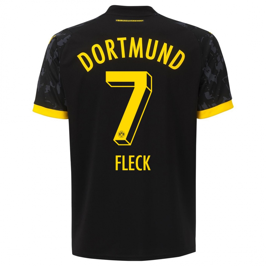 Niño Camiseta Fritz Fleck #7 Negro 2ª Equipación 2023/24 La Camisa México