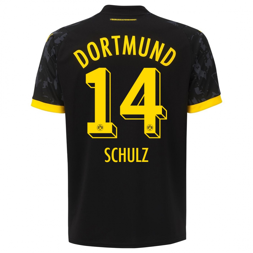 Niño Camiseta Nico Schulz #14 Negro 2ª Equipación 2023/24 La Camisa México