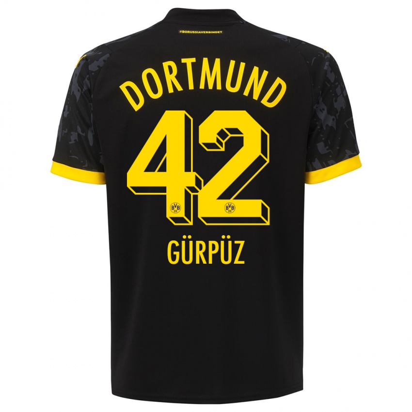 Niño Camiseta Goktan Gurpuz #42 Negro 2ª Equipación 2023/24 La Camisa México