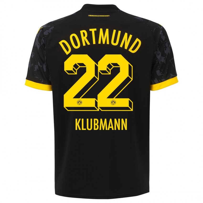 Niño Camiseta Leon Klubmann #22 Negro 2ª Equipación 2023/24 La Camisa México