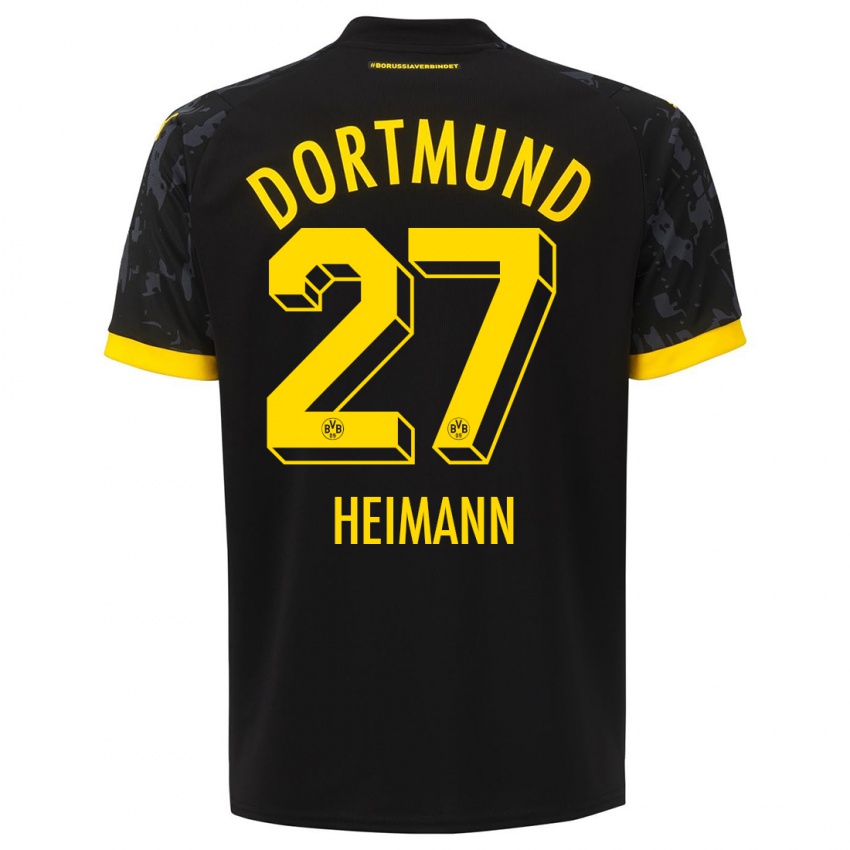 Niño Camiseta Wesley Heimann #27 Negro 2ª Equipación 2023/24 La Camisa México