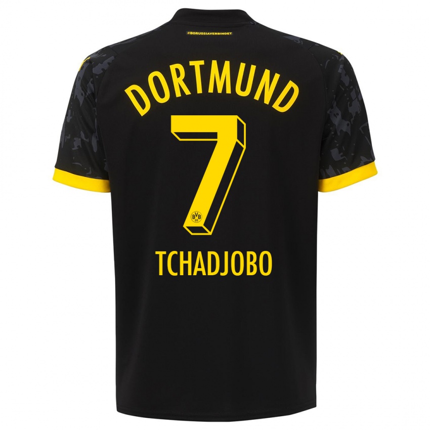 Niño Camiseta Dia Tchadjobo #7 Negro 2ª Equipación 2023/24 La Camisa México