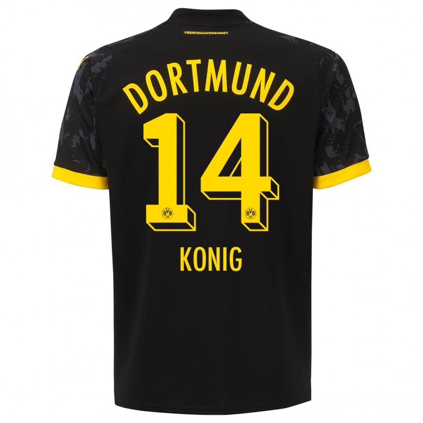 Niño Camiseta Raul Konig #14 Negro 2ª Equipación 2023/24 La Camisa México