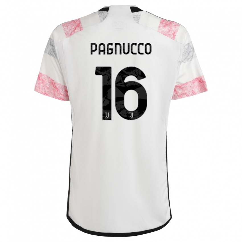 Niño Camiseta Filippo Pagnucco #16 Blanco Rosa 2ª Equipación 2023/24 La Camisa México