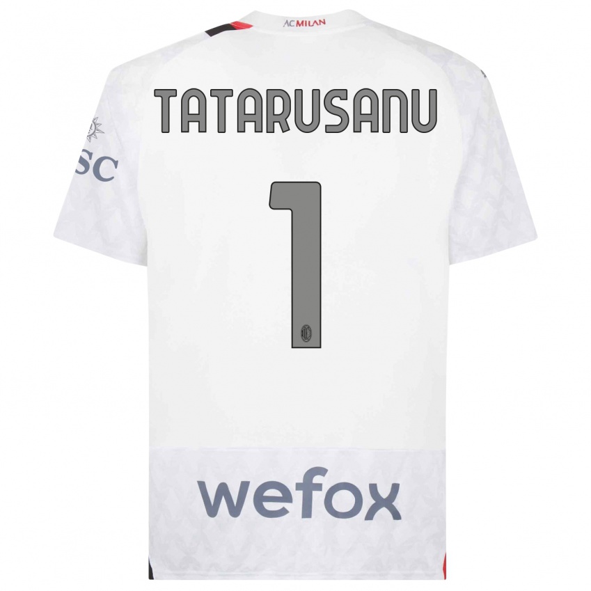 Niño Camiseta Ciprian Tatarusanu #1 Blanco 2ª Equipación 2023/24 La Camisa México