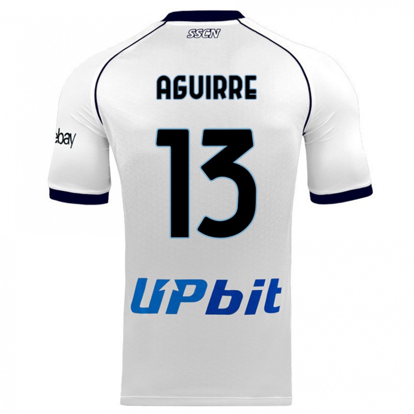 Niño Camiseta Yolanda Aguirre #13 Blanco 2ª Equipación 2023/24 La Camisa México