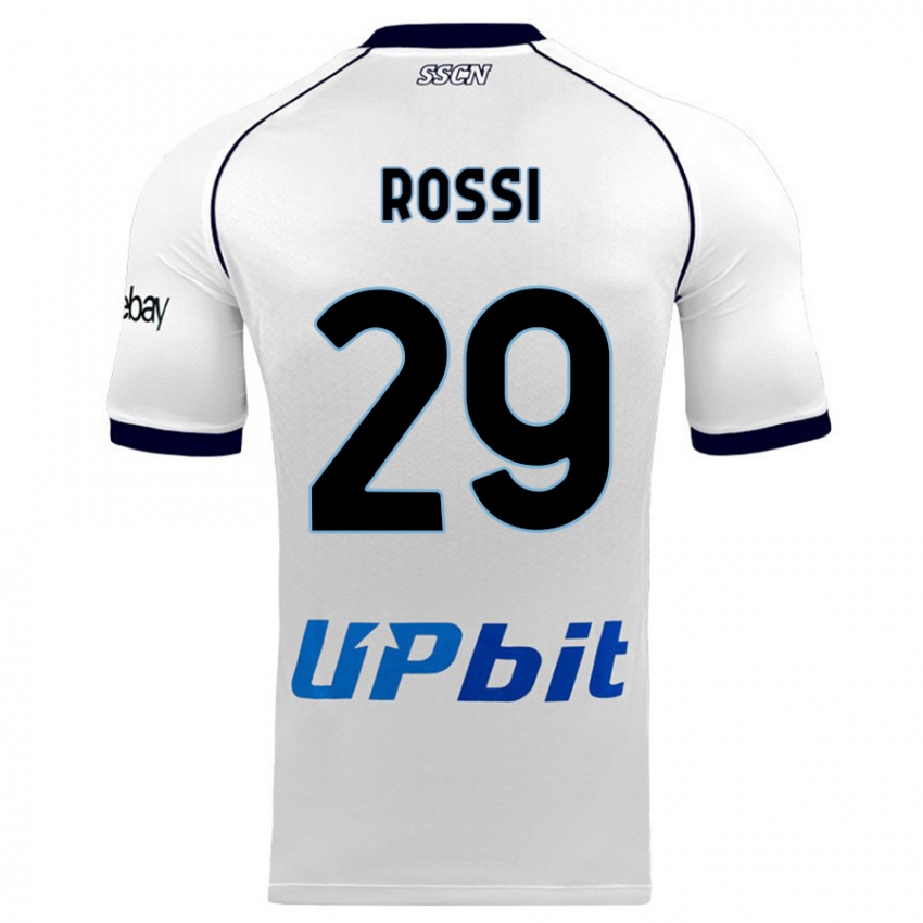 Niño Camiseta Francesco Rossi #29 Blanco 2ª Equipación 2023/24 La Camisa México