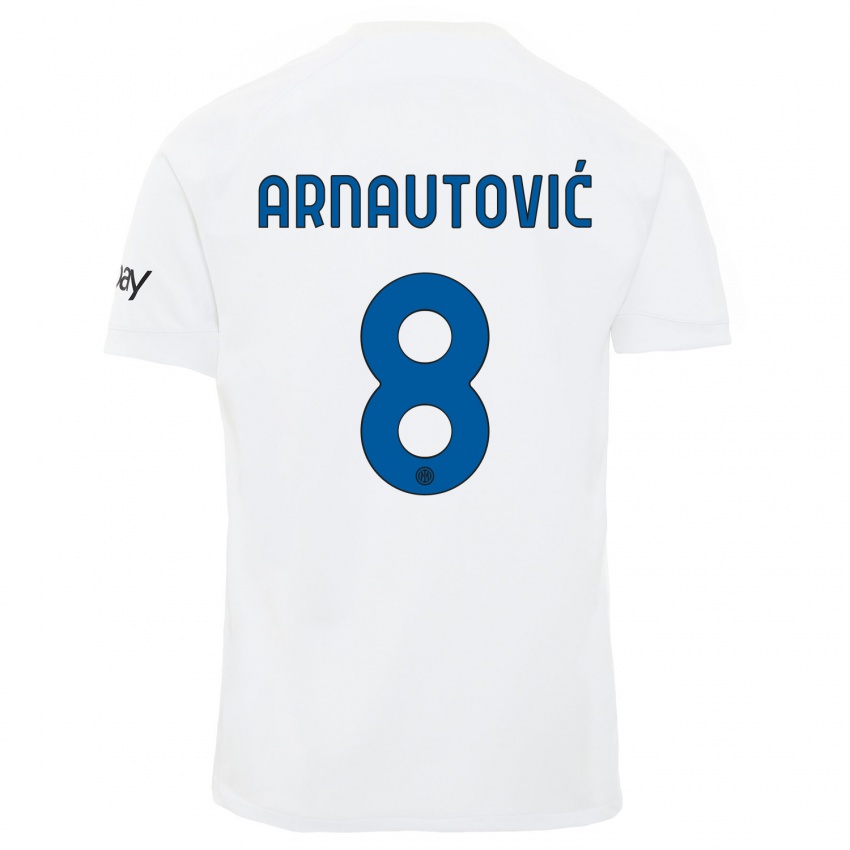 Niño Camiseta Marko Arnautovic #8 Blanco 2ª Equipación 2023/24 La Camisa México
