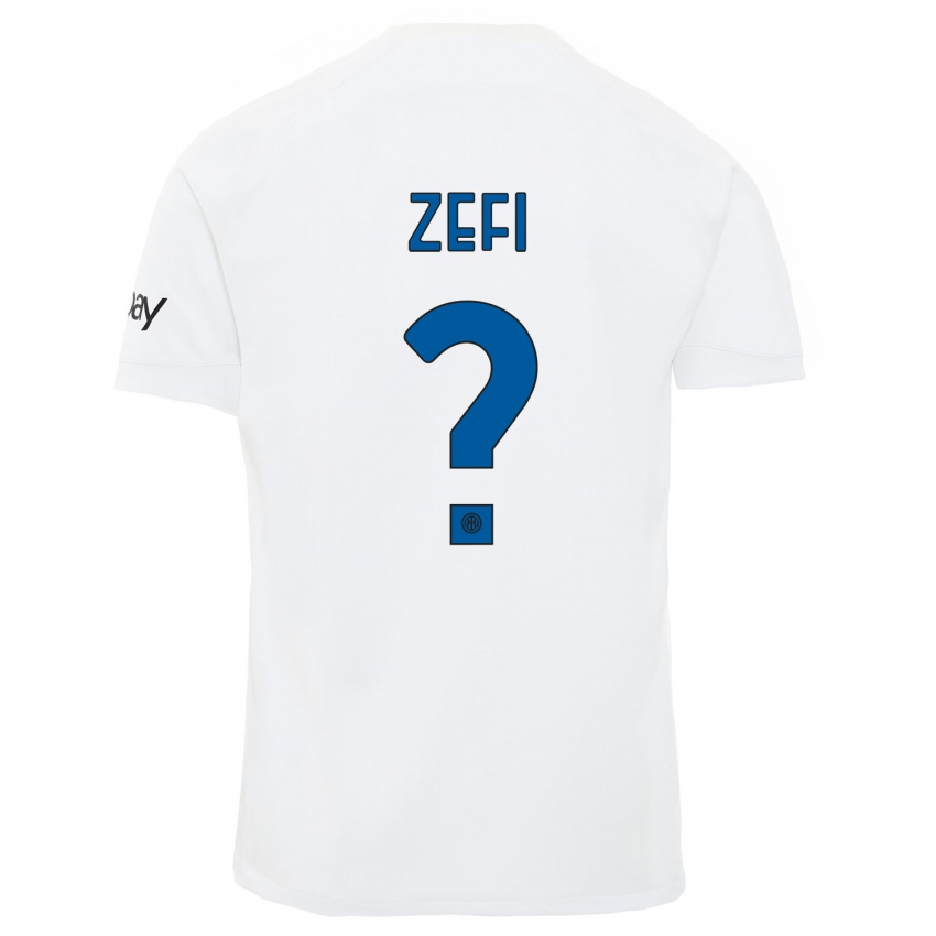 Niño Camiseta Kevin Zefi #0 Blanco 2ª Equipación 2023/24 La Camisa México