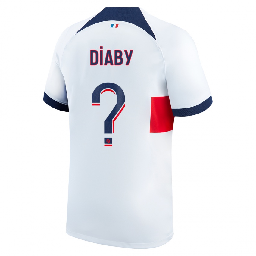 Niño Camiseta Ibrahima Diaby #0 Blanco 2ª Equipación 2023/24 La Camisa México