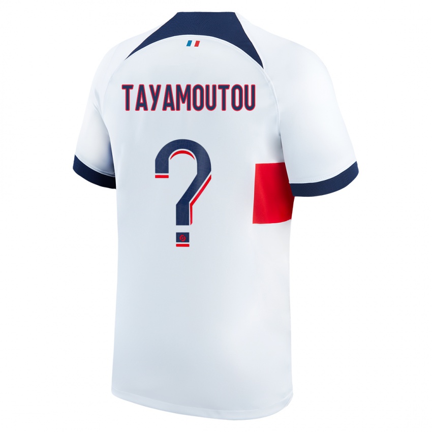 Niño Camiseta Enzo Tayamoutou #0 Blanco 2ª Equipación 2023/24 La Camisa México