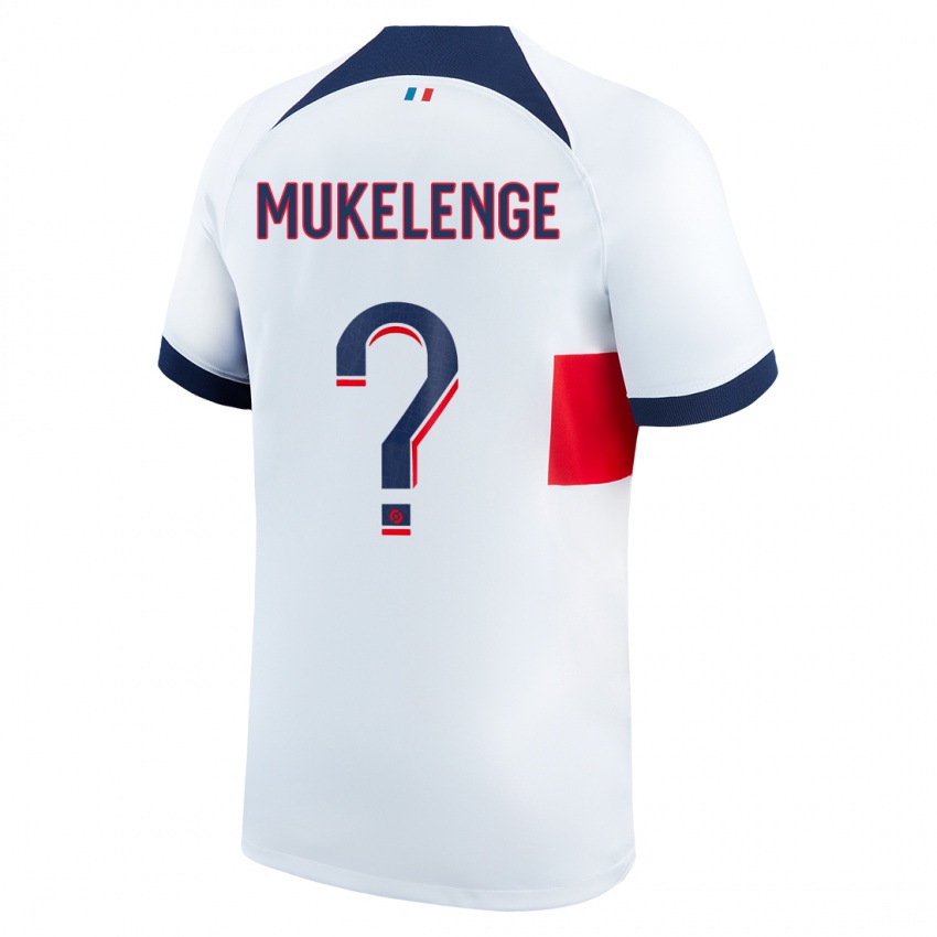 Niño Camiseta Christ Mukelenge #0 Blanco 2ª Equipación 2023/24 La Camisa México
