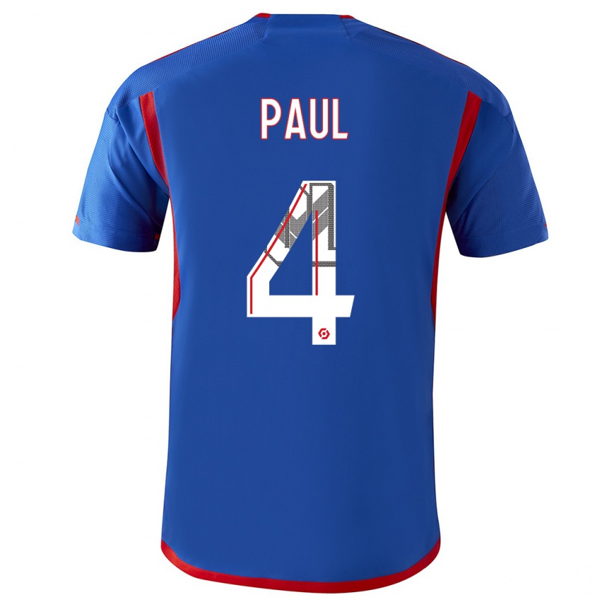 Niño Camiseta Paul Akouokou #0 Azul Rojo 2ª Equipación 2023/24 La Camisa México