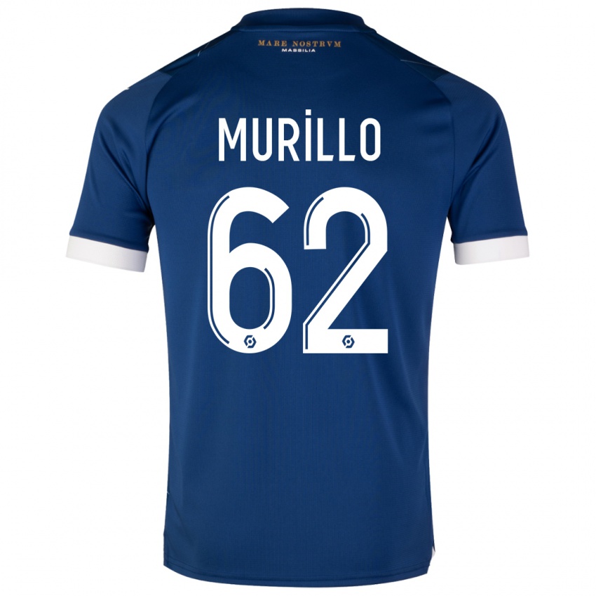 Niño Camiseta Amir Murillo #62 Azul Oscuro 2ª Equipación 2023/24 La Camisa México